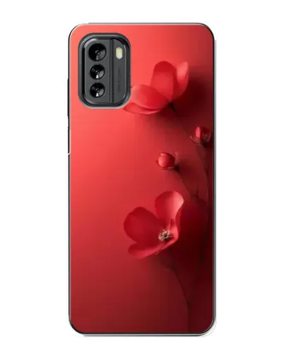 Чехол для Nokia G60 с картинкой «Маковые соцветия»
