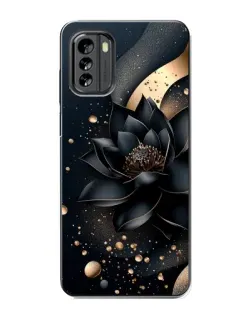 Чехол для Nokia G60 с картинкой «Черный лотос»