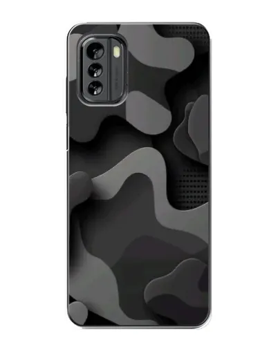 Чехол для Nokia G60 с картинкой «Темный абстрактный камуфляж» Чехол для Nokia G60 с картинкой «Темный абстрактный камуфляж»