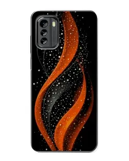 Чехол для Nokia G60 с картинкой «Огненная звездная волна»
