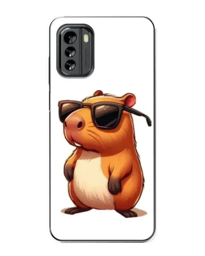 Чехол для Nokia G60 с картинкой «Капибара в очках»