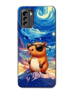 Чехол для Nokia G60 с картинкой «Капибара Ван Гога»