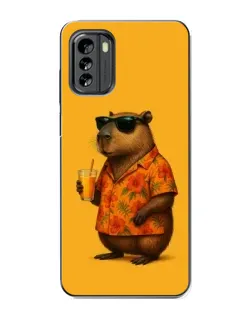 Чехол для Nokia G60 с картинкой «Капибара на отдыхе»