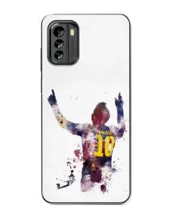 Чехол для Nokia G60 с картинкой «Акварельный Месси Барселона» Чехол для Nokia G60 с картинкой «Акварельный Месси Барселона»