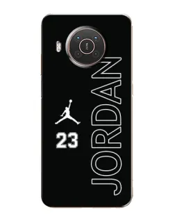 Чехол для Nokia X10 с картинкой «Jordan Vertical»