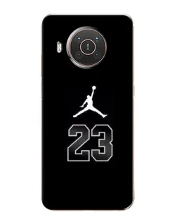 Чехол для Nokia X10 с картинкой «Jordan Flight 23»