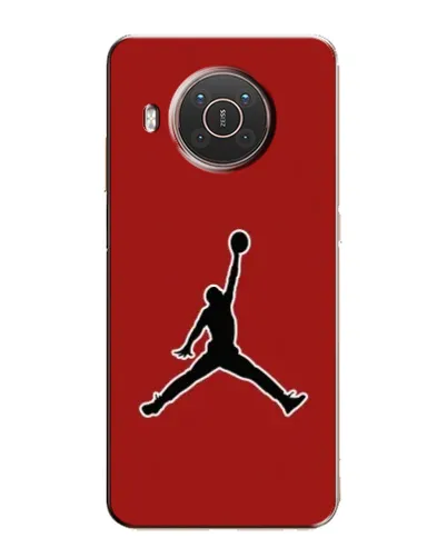 Чехол для Nokia X10 с картинкой «Jordan Red Back» Чехол для Nokia X10 с картинкой «Jordan Red Back»