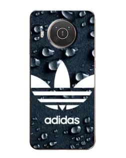Чехол для Nokia X10 с картинкой «Adidas Trefoil Blue»