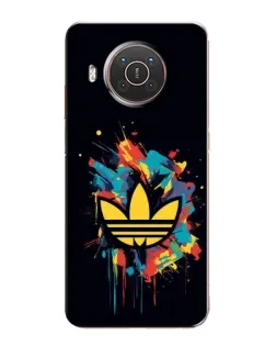 Чехол для Nokia X10 с картинкой «Adidas Splash»