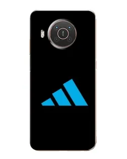 Чехол для Nokia X10 с картинкой «Adidas Cyan Logo»