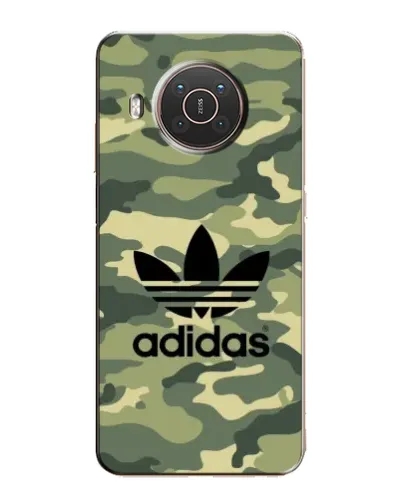 Чехол для Nokia X10 с картинкой «Милитари стиль Adidas»