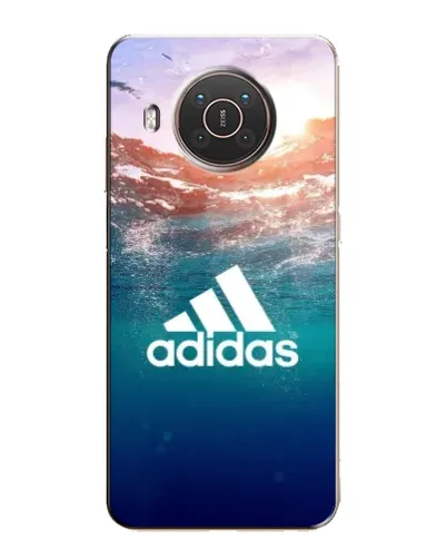 Чехол для Nokia X10 с картинкой «Океанская глубина адидас»