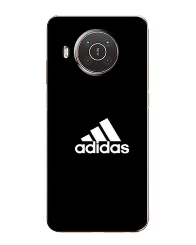 Чехол для Nokia X10 с картинкой «Черная классика Adidas»