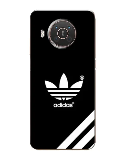 Чехол для Nokia X10 с картинкой «Adidas с диагональными полосами»