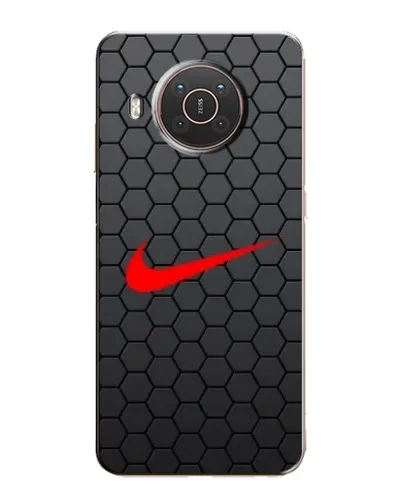 Чехол для Nokia X10 с картинкой «Nike — карбоновая сетка» Чехол для Nokia X10 с картинкой «Nike — карбоновая сетка»