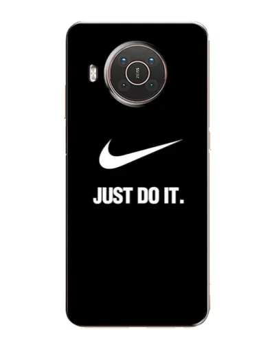 Чехол для Nokia X10 с картинкой «Классический принт Nike» Чехол для Nokia X10 с картинкой «Классический принт Nike»