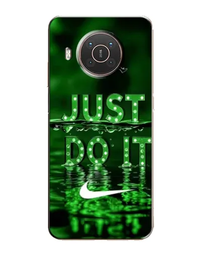 Чехол для Nokia X10 с картинкой «Зеленый неоновый Nike» Чехол для Nokia X10 с картинкой «Зеленый неоновый Nike»
