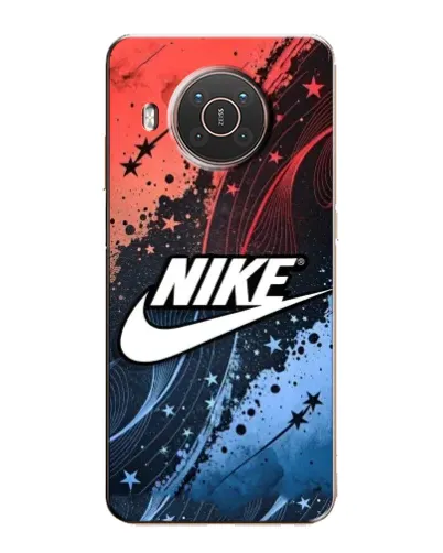 Чехол для Nokia X10 с картинкой «Градиентный принт Найк» Чехол для Nokia X10 с картинкой «Градиентный принт Найк»