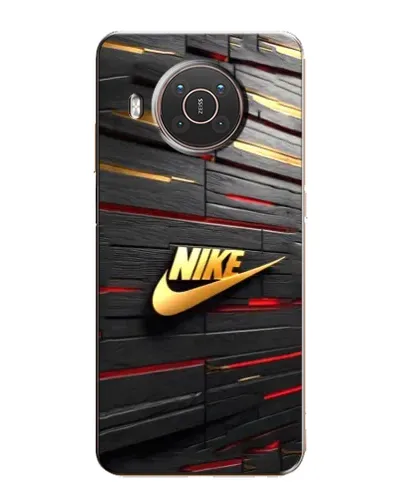 Чехол для Nokia X10 с картинкой «Золотой Nike на металле» Чехол для Nokia X10 с картинкой «Золотой Nike на металле»