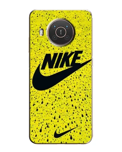 Чехол для Nokia X10 с картинкой «Желтый текстурный Nike» Чехол для Nokia X10 с картинкой «Желтый текстурный Nike»