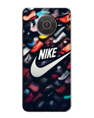 Чехол для Nokia X10 с картинкой «Коллекция кроссовок Nike» Чехол для Nokia X10 с картинкой «Коллекция кроссовок Nike»