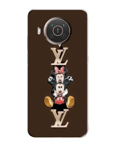 Чехол для Nokia X10 с картинкой «LV и Микки Маус»