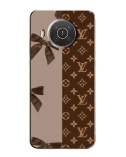Чехол для Nokia X10 с картинкой «Louis Vuitton — банты»