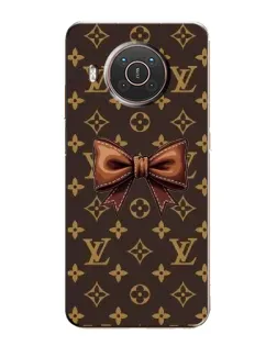 Чехол для Nokia X10 с картинкой «LV с бантом»