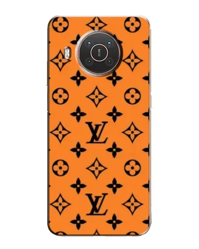 Чехол для Nokia X10 с картинкой «Оранжевый стиль LV»