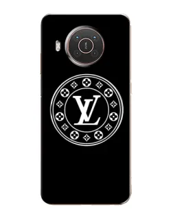 Чехол для Nokia X10 с картинкой «LV — печать стиля»