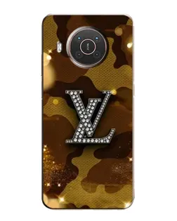 Чехол для Nokia X10 с картинкой «Камуфляжный Louis Vuitton»