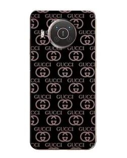 Чехол для Nokia X10 с картинкой «Классическая монограмма Gucci»