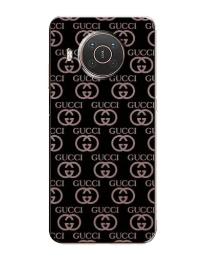 Чехол для Nokia X10 с картинкой «Классическая монограмма Gucci»