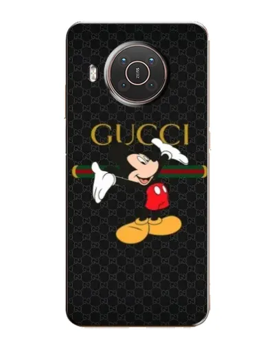 Чехол для Nokia X10 с картинкой «Микки Маус Gucci»
