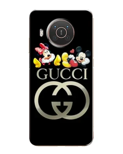 Чехол для Nokia X10 с картинкой «Gucci — герои Disney»