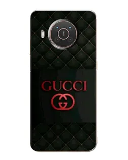 Чехол для Nokia X10 с картинкой «Gucci — стеганый черный»