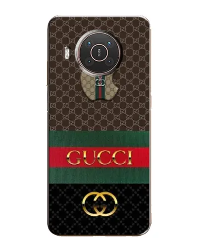 Чехол для Nokia X10 с картинкой «Gucci — брендированный десерт»
