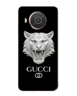 Чохол для Nokia X10 з картинкою «Gucci — срібний лев»