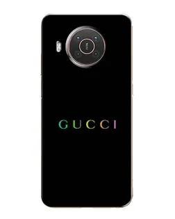 Чохол для Nokia X10 з картинкою «Gucci — неоновий мінімалізм»