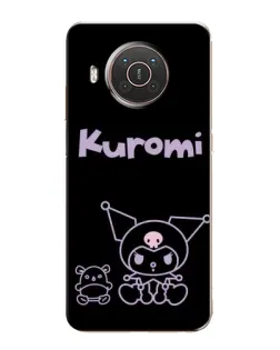 Чехол для Nokia X10 с картинкой «Kuromi — черный минимализм» Чехол для Nokia X10 с картинкой «Kuromi — черный минимализм»