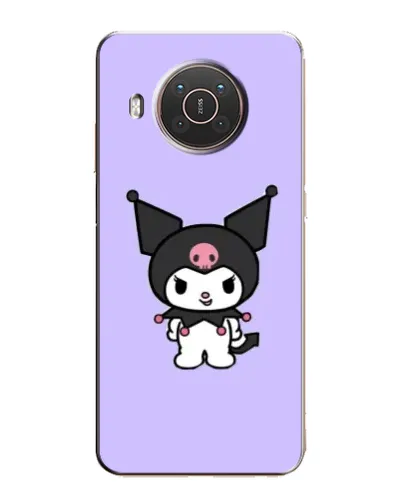Чехол для Nokia X10 с картинкой «Kuromi — нежный фиолетовый»