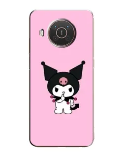 Чехол для Nokia X10 с картинкой «Kuromi — розовая нежность»