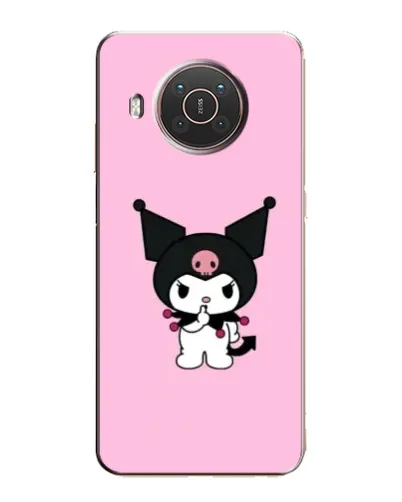 Чехол для Nokia X10 с картинкой «Kuromi — розовая нежность»