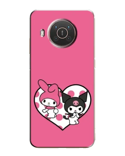Чехол для Nokia X10 с картинкой «Kuromi и My Melody»