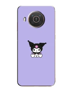 Чехол для Nokia X10 с картинкой «Kuromi — фиолетовый минимализм»
