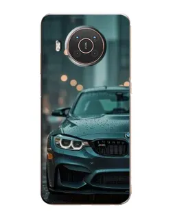 Чехол для Nokia X10 с картинкой «BMW в огнях города»