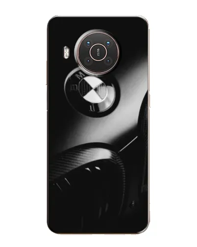 Чехол для Nokia X10 с картинкой «Эмблема BMW — макро»