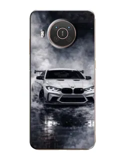 Чехол для Nokia X10 с картинкой «BMW сквозь туман»
