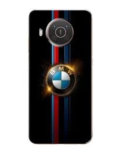 Чехол для Nokia X10 с картинкой «BMW M-Power неон»