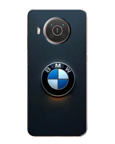 Чехол для Nokia X10 с картинкой «Логотип BMW — минимализм»